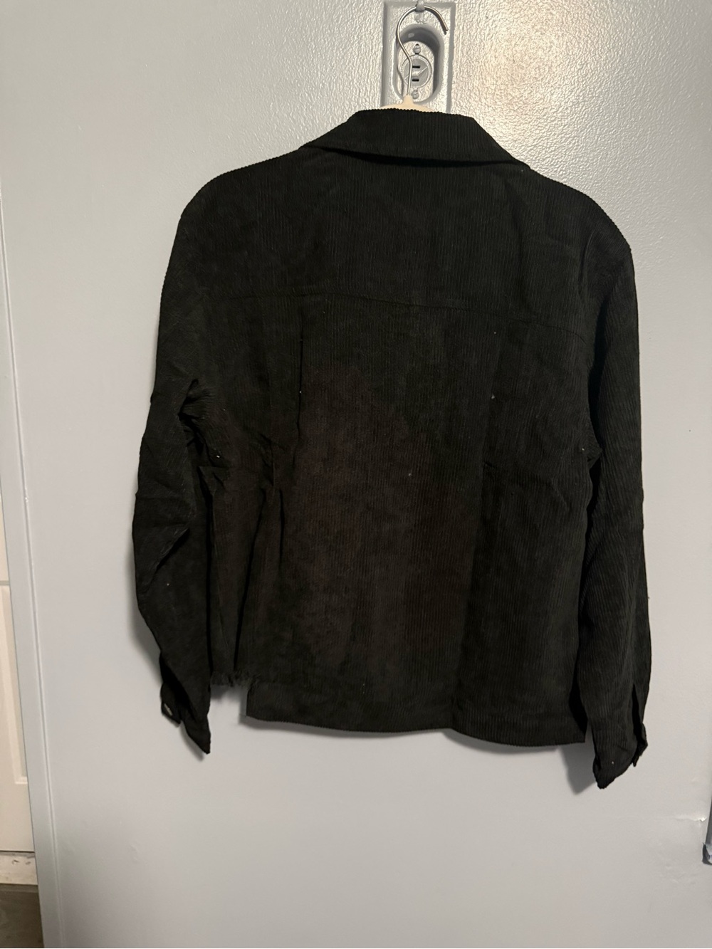 Zenana Black Corduroy Lightweight Shacket - Picture 4 of 7